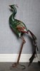 Metal Peacock Figure - Blue or Green