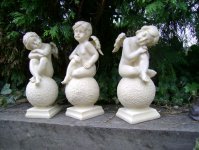 Set of 3 Cream Cherubs