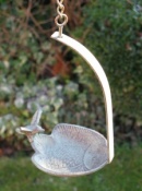Hanging Cast Iron Bird Feeder